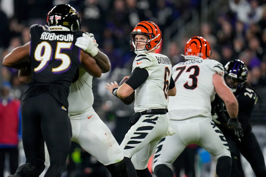 © Sam Greene/The Enquirer / USA TODAY NETWORK ravens bengals