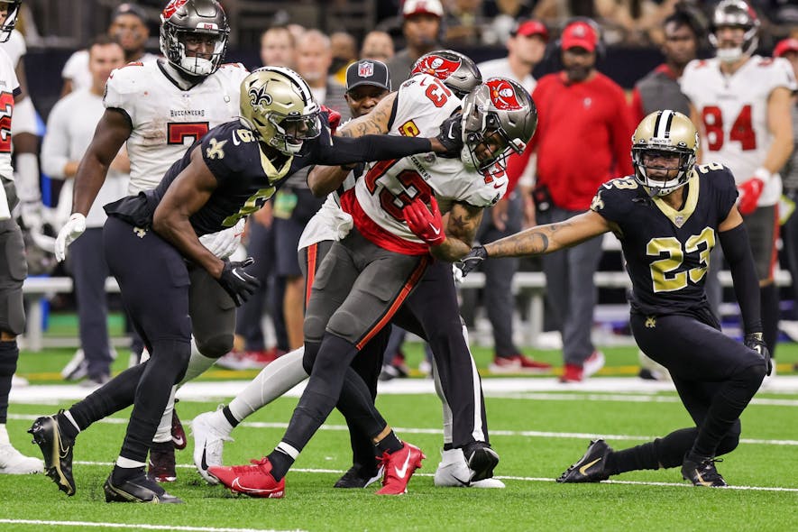 © Stephen Lew-Imagn Images, matchup previews, mike evans marshon lattimore, mike evans, marshon lattimore, nfl week 6,