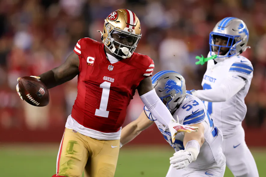 Start or Sit? Week 18 Deebo Samuel, Jameson Williams, Michael