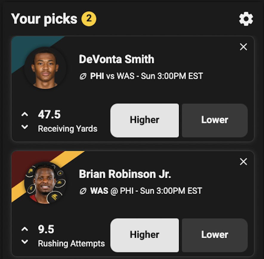 underdog pick em 1