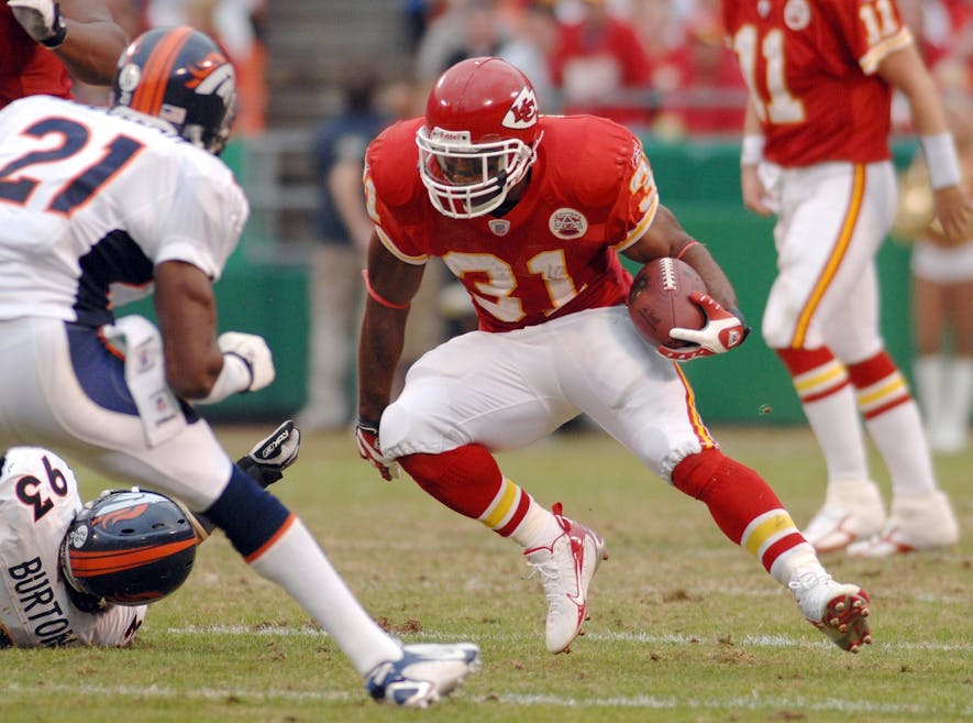 © Denny Medley-Imagn Images | Top 20 Kansas City Chiefs players of the 2000s, Priest Holmes