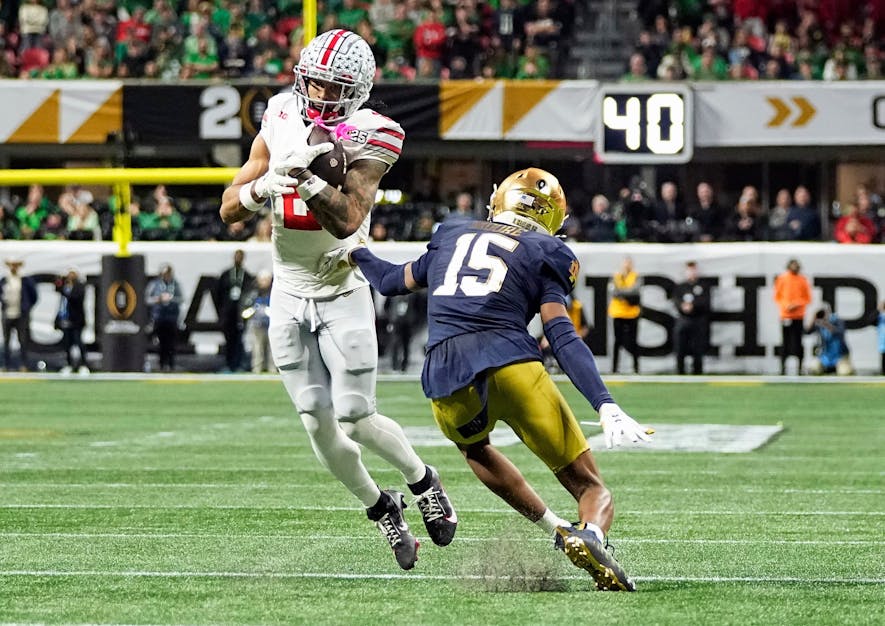 Emeka Egbuka © Adam Cairns/Columbus Dispatch / USA TODAY NETWORK via Imagn Images