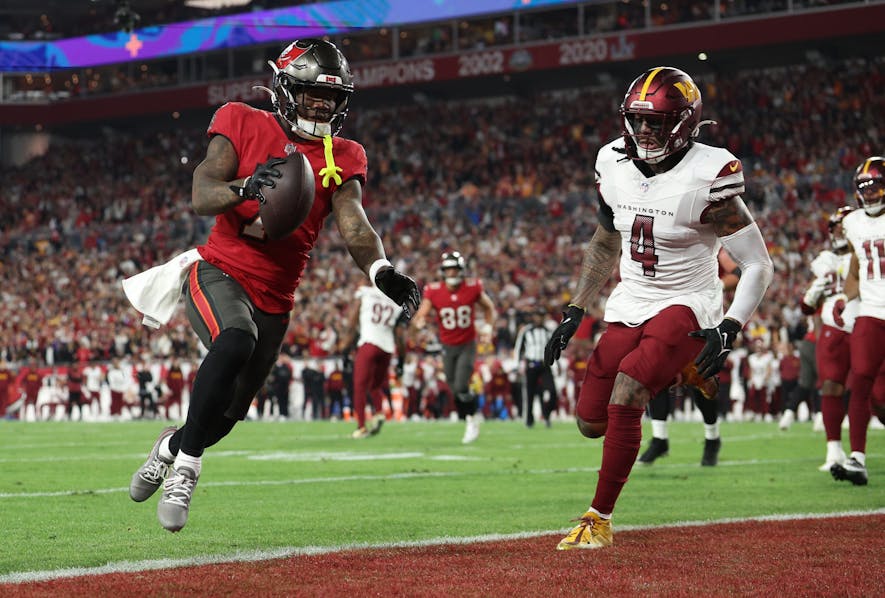 © Nathan Ray Seebeck-Imagn Images, dynasty running back rankings, footballguys, bucky irving,