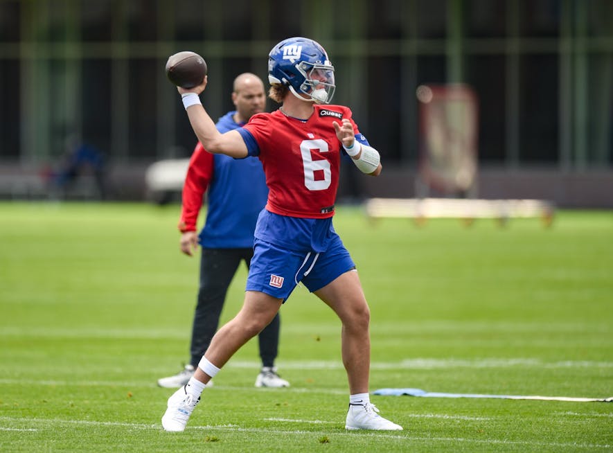 © John Jones-Imagn Images, jaxson dart, dynasty quarterback rankings