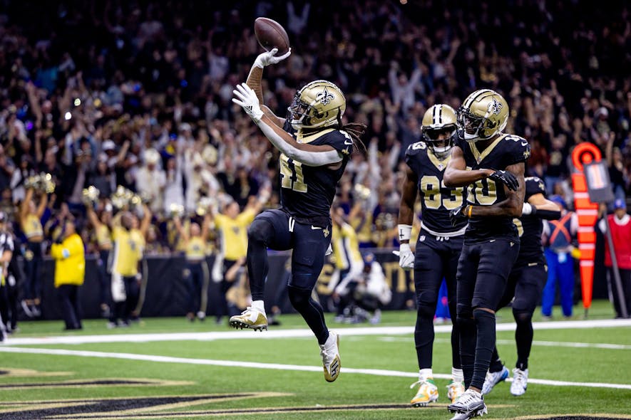 © Stephen Lew-Imagn Images, alvin kamara, running back rankings, footballguys