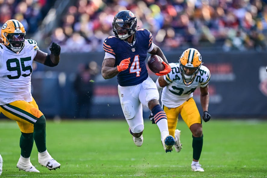 © Daniel Bartel-Imagn Images, d'andre swift, running back rankings, footballguys,