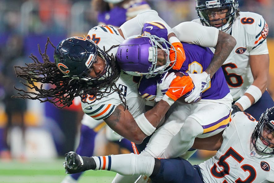 © Brad Rempel-Imagn Images Bears Defense