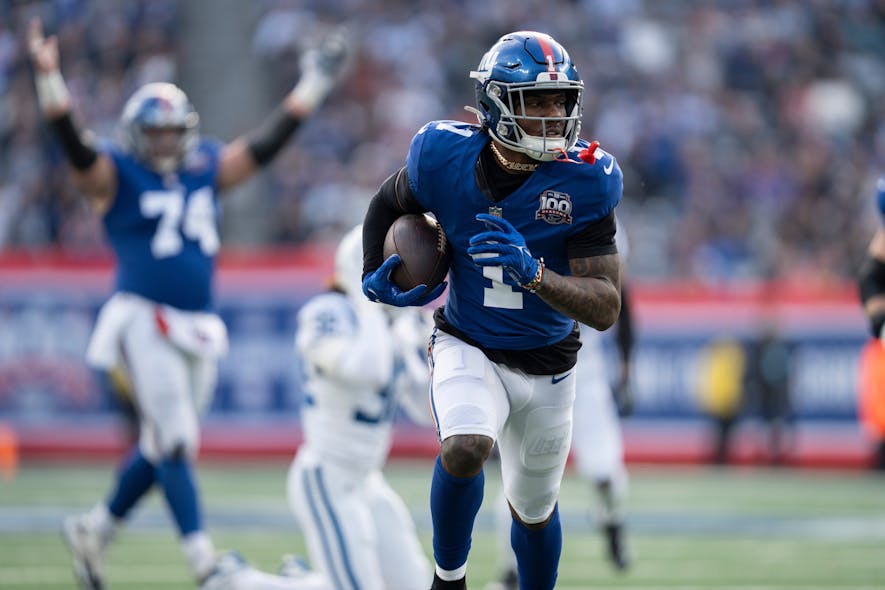 © Julian Leshay Guadalupe/NorthJersey.com / USA TODAY NETWORK via Imagn Images, malik nabers, wide receiver rankings, footballguys,