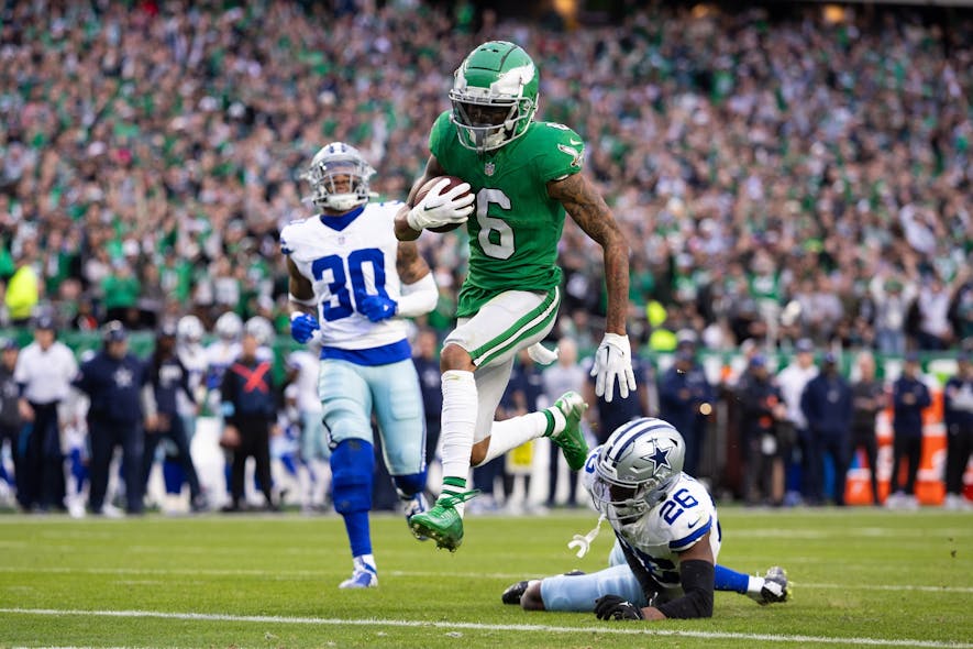 © Bill Streicher-Imagn Images wide receiver