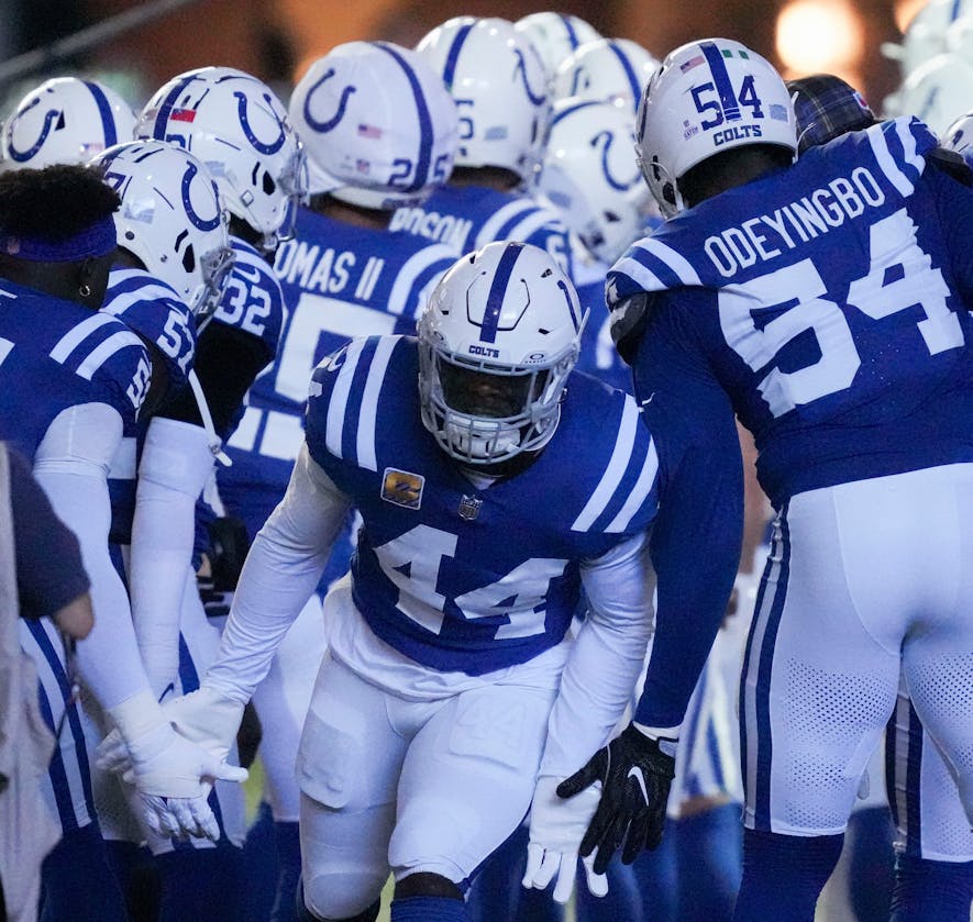 © Christine Tannous/IndyStar / USA TODAY NETWORK via Imagn Images Colts Defense