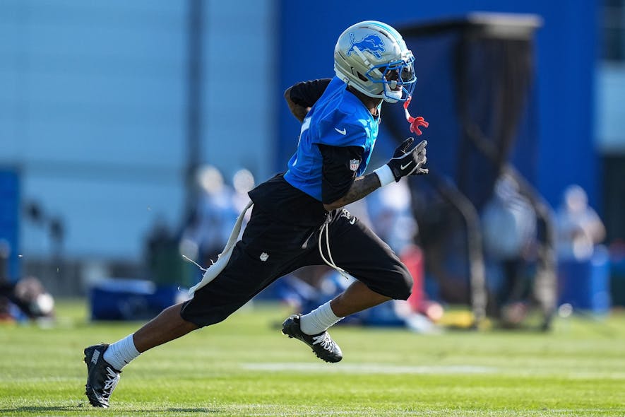 © Junfu Han / USA TODAY NETWORK via Imagn Images, jameson williams, nfl training camp, footballguys