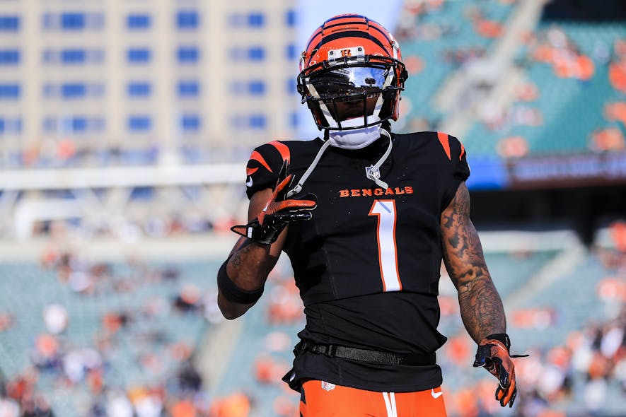 © Katie Stratman-Imagn Images, ja'marr chase, fantasy football strategy, dave kluge, footballguys,