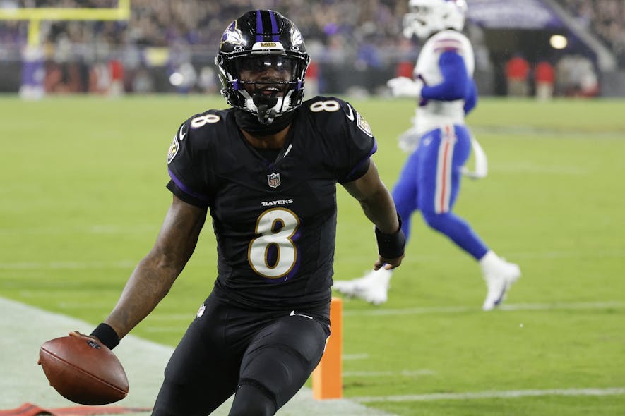 © Geoff Burke-Imagn Images, lamar jackson, rest-of-season rankings, fantasy football, footballguys,