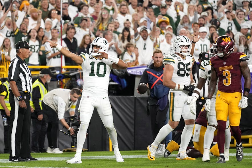 © Jeff Hanisch-Imagn Images, footballguys, jordan love, rest of season rankings, fantasy football