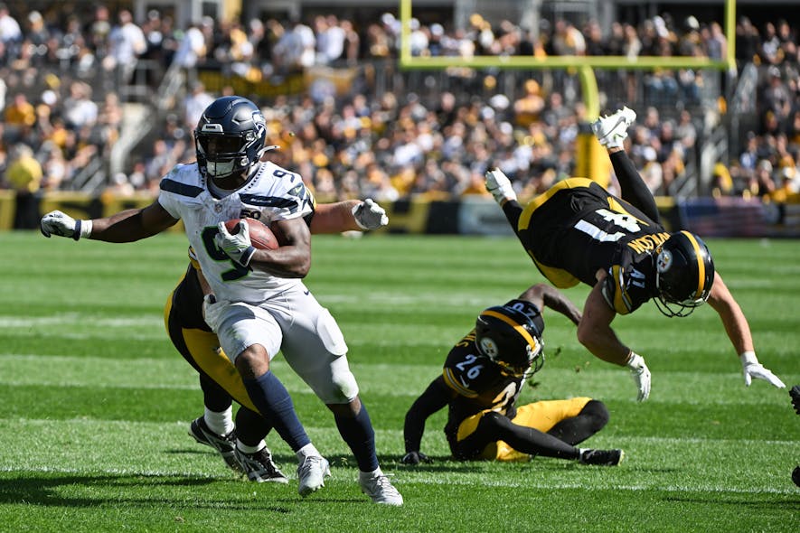 © Barry Reeger-Imagn Images running back