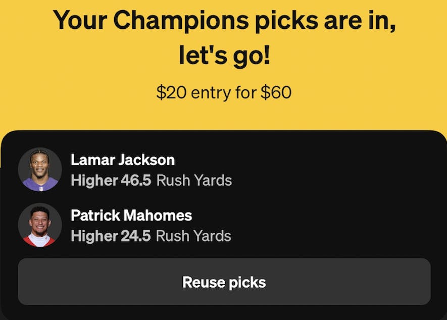 underdog pick 1