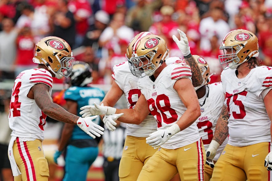 © Darren Yamashita-Imagn Images | Dynasty Waivers of the Future - Jake Tonges