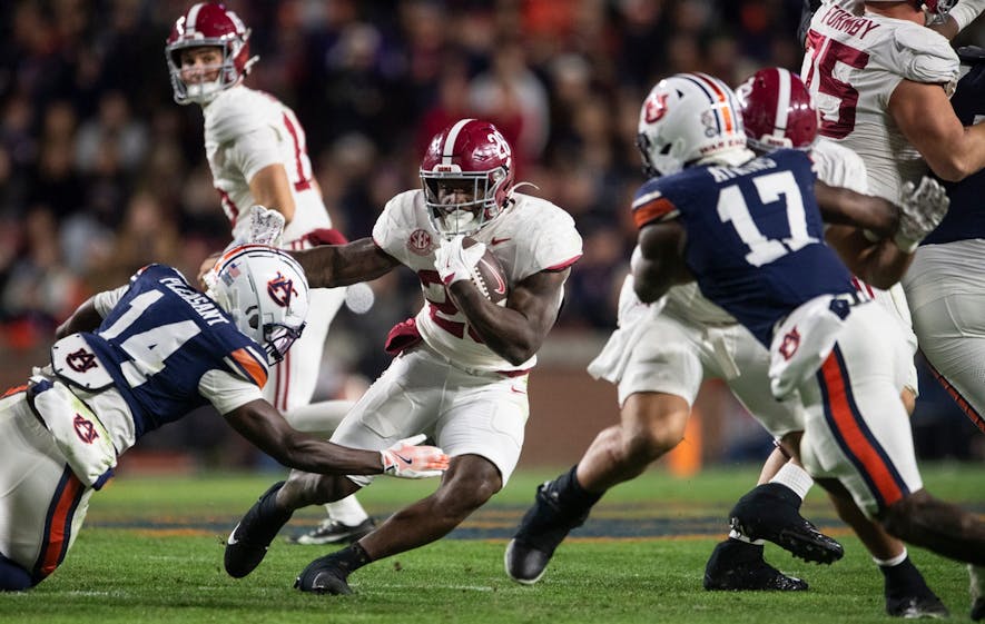 &copy; Jake Crandall/ Advertiser / USA TODAY NETWORK via Imagn Images, jamarian miller scouting report, jamarian miller, jamarian miller fantasy football, footballguys