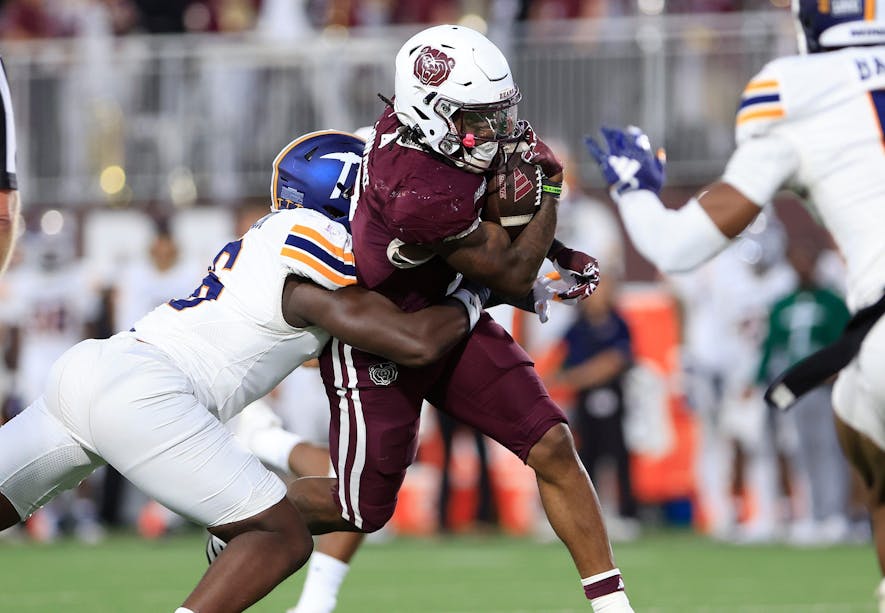 &copy; Michael Gulledge/Special to the News-Leader / USA TODAY NETWORK via Imagn Images, shomari lawrence scouting report, shomari lawrence, shomari lawrence fantasy football, footballguys,