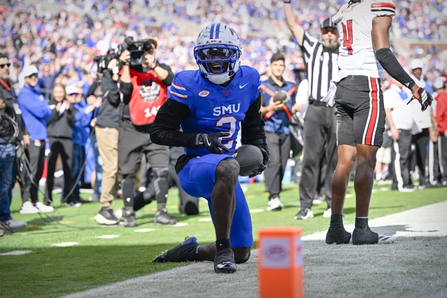 &copy; Jerome Miron-Imagn Images, jordan hudson scouting report, jordan hudson, jordan hudson fantasy football, footballguys,