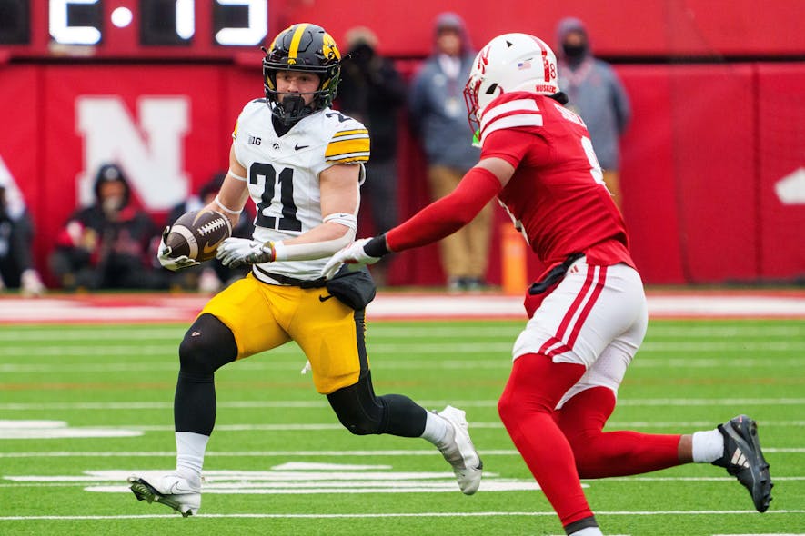 &copy; Dylan Widger-Imagn Images, kaden wetjen scouting report, kaden wetjen, kaden wetjen fantasy football, footballguys,