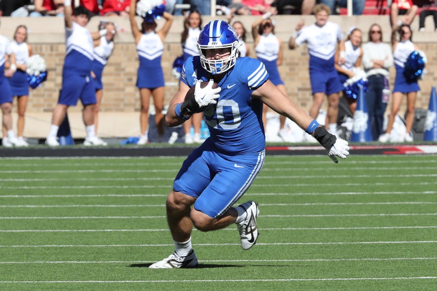 &copy; Michael C. Johnson-Imagn Images, carsen ryan scouting report, carsen ryan fantasy football, carsen ryan, footballguys,