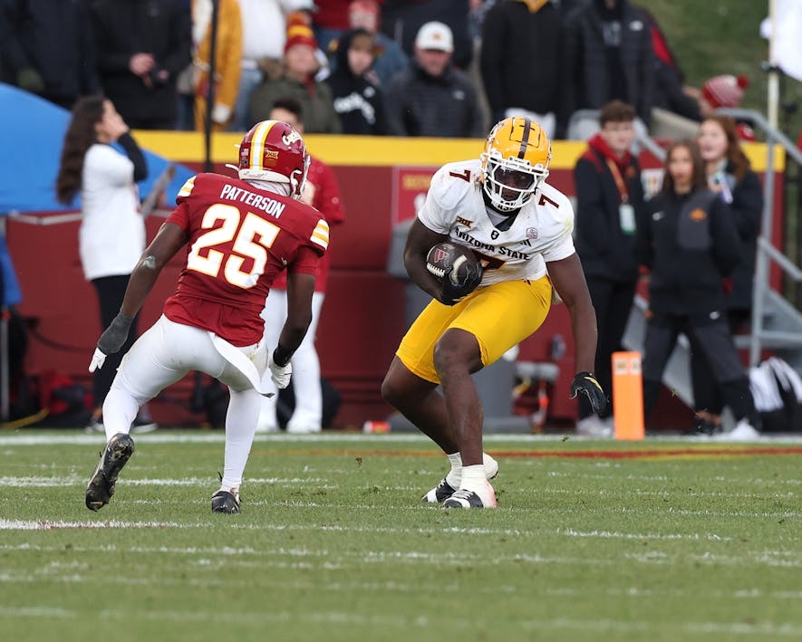 &copy; Reese Strickland-Imagn Images, chamon metayer scouting report, chamon metayer fantasy football, chamon metayer, footballguys,