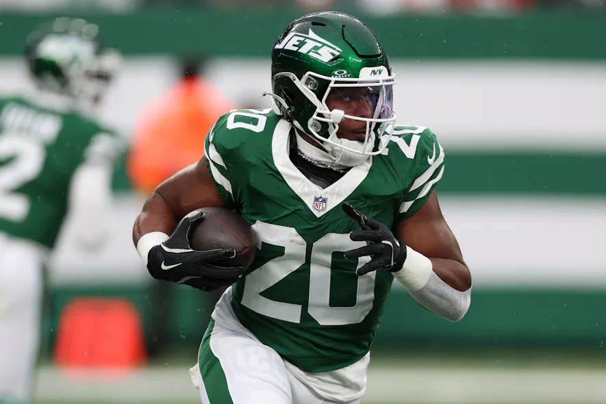 &copy; Vincent Carchietta-Imagn Images New York Jets Breece Hall