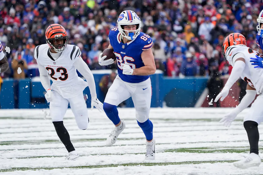 &copy; Gregory Fisher-Imagn Images Dalton Kincaid Buffalo Bills