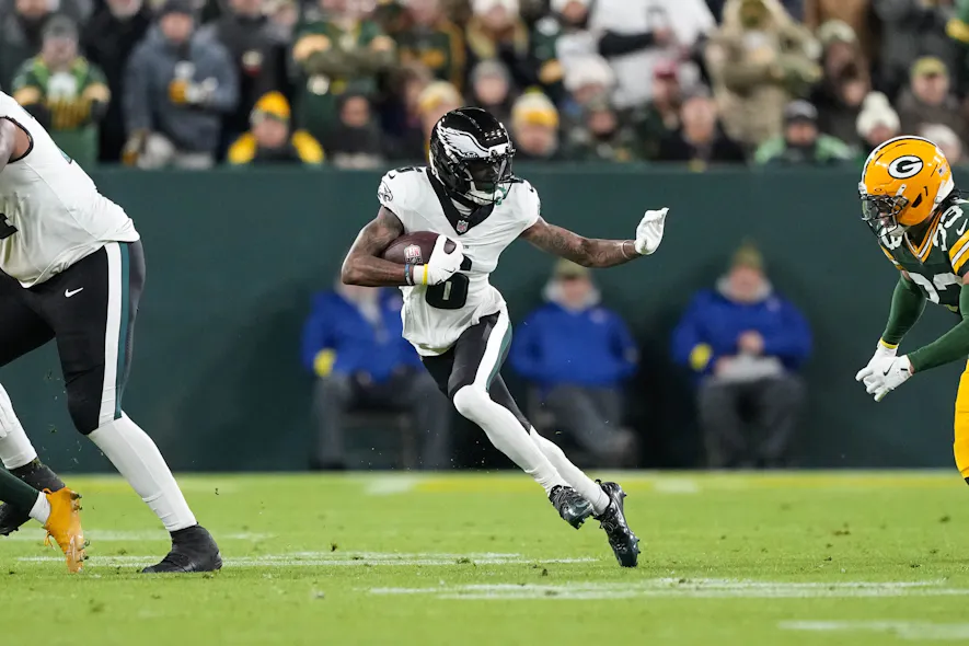 &copy; Jeff Hanisch-Imagn Images DeVonta Smith Philadelphia Eagles