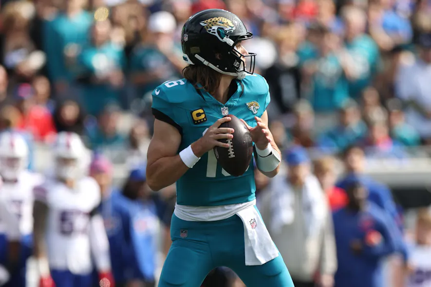 &copy; Nathan Ray Seebeck-Imagn Images Trevor Lawrence Jacksonville Jaguars