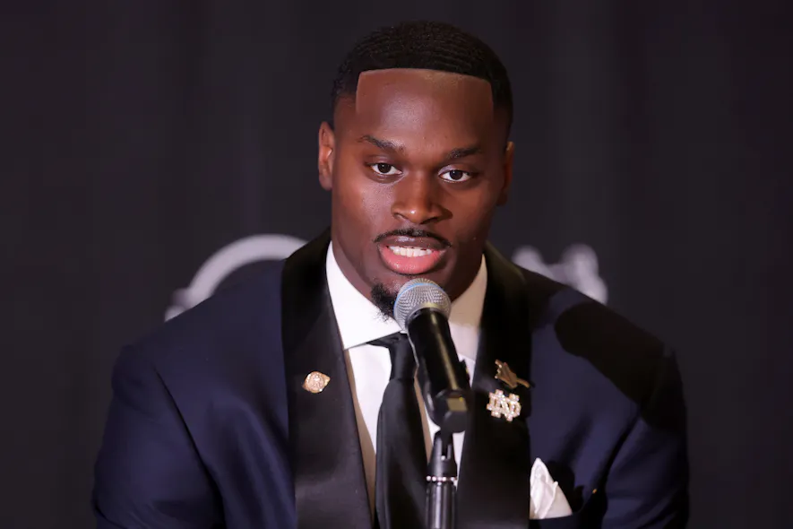 &copy; Brad Penner-Imagn Images Jeremiyah Love