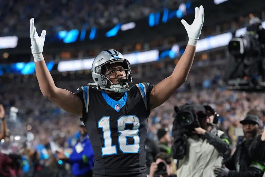 &copy; Jim Dedmon-Imagn Images Jalen Coker Carolina Panthers