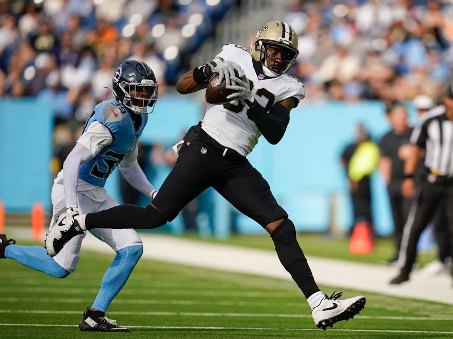 &copy; Andrew Nelles-USA TODAY Network via Imagn Images Juwan Johnson New Orleans Saints