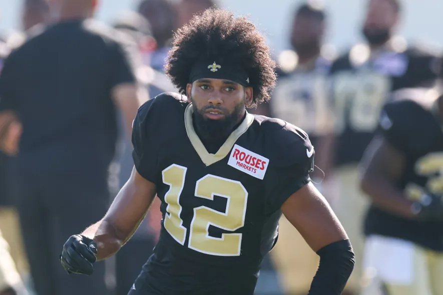 &copy; Stephen Lew-Imagn Images Chris Olave New Orleans Saints