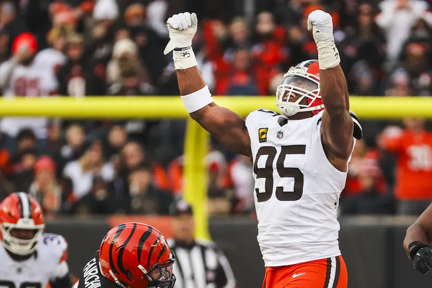 &copy; Joseph Maiorana-Imagn Images Myles Garrett IDP