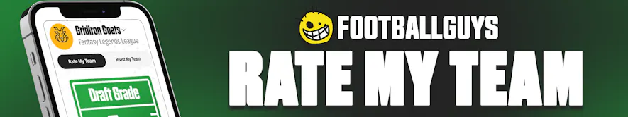 Rate My Team at Footballguys